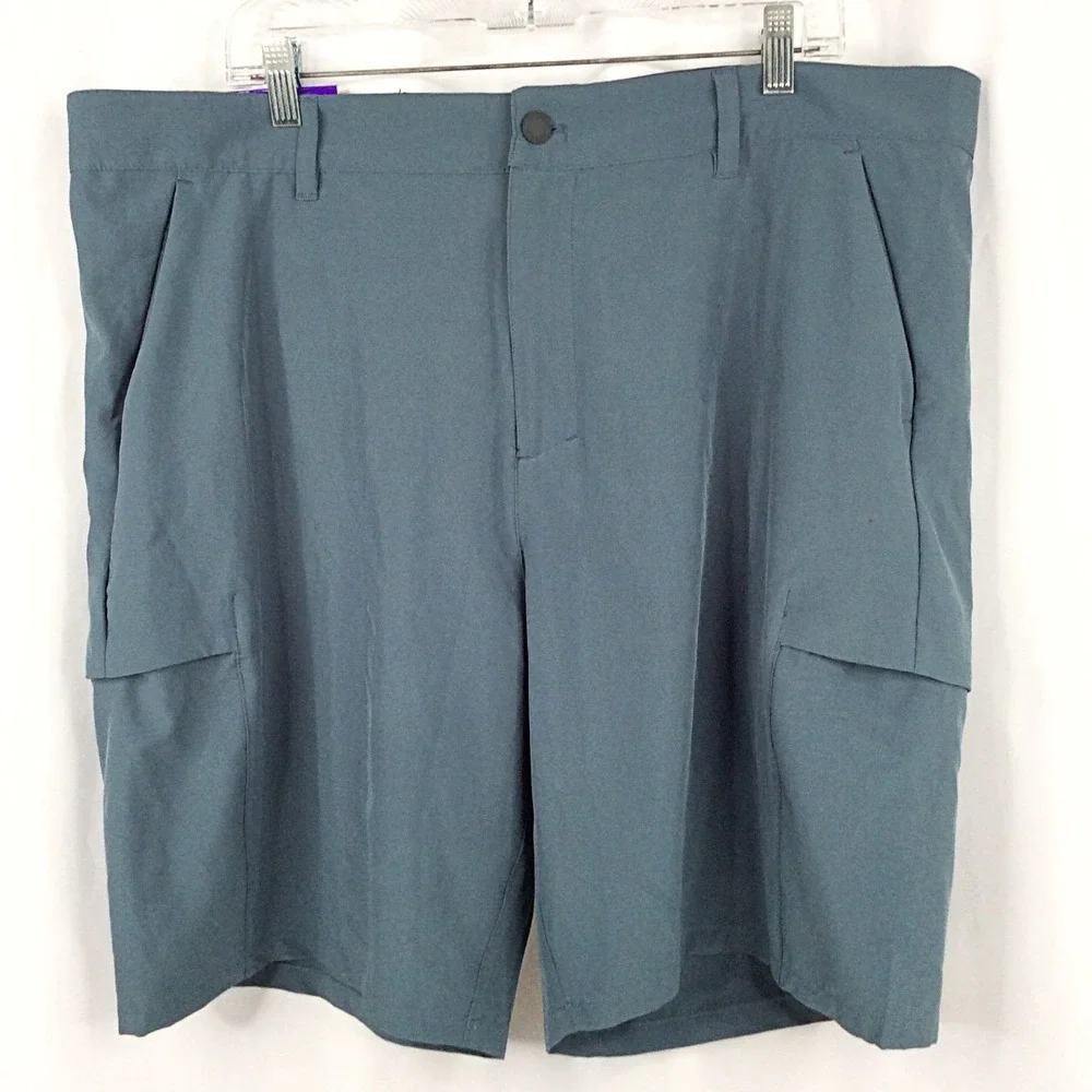 NWT w/Defect 32 Degrees Cool Tech Cargo Shorts Mens Size 40 Slate Blue
